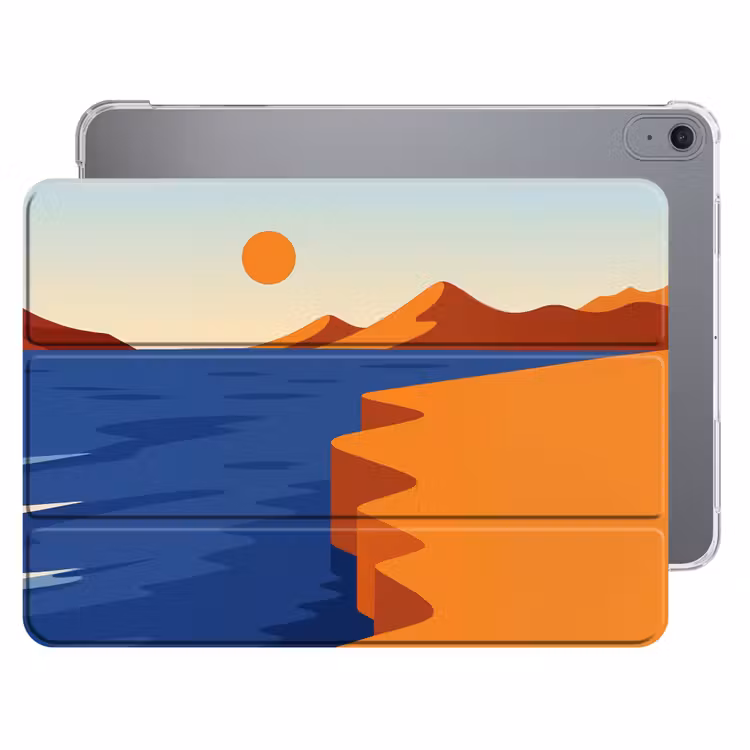 iPad hoes - Landschap - Bergen - Zon - Zee — 1