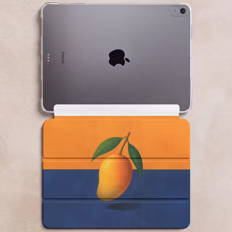 iPad hoes - Mango - Vlakken - Bladeren - Oranje — 6