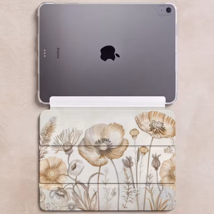 iPad hoes - Bloemen - Beige - Natuur - Illustratie — 6