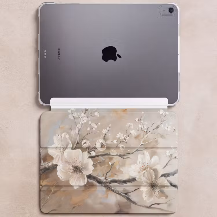 iPad hoes - Bloemen - Natuur - Wit - Bloesem - Abstract — 6