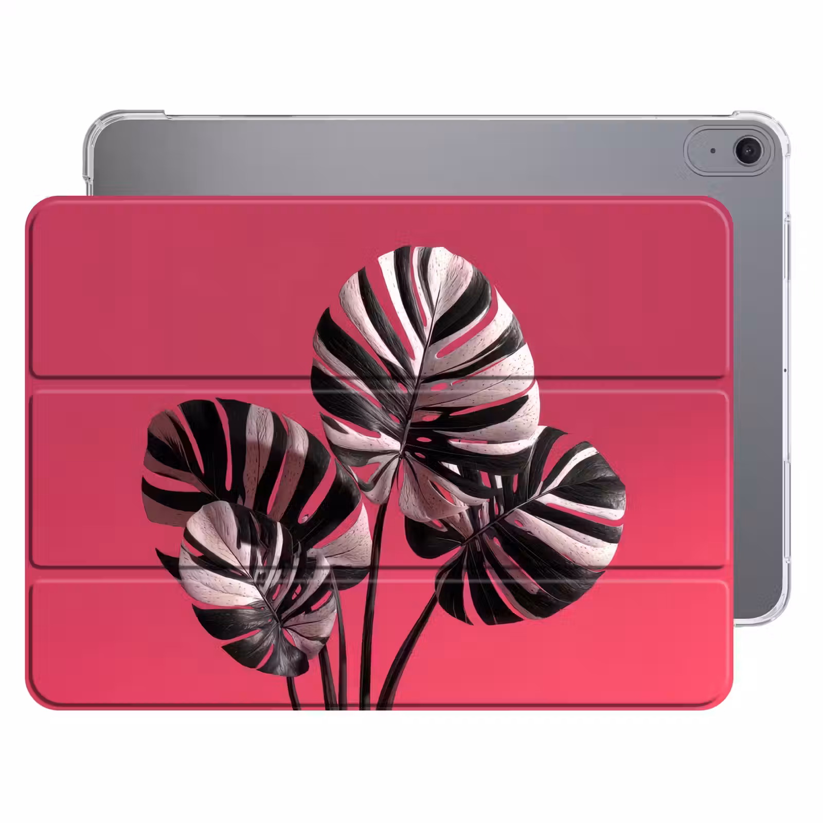 iPad hoes - Bladeren - Rond - Roze — 1