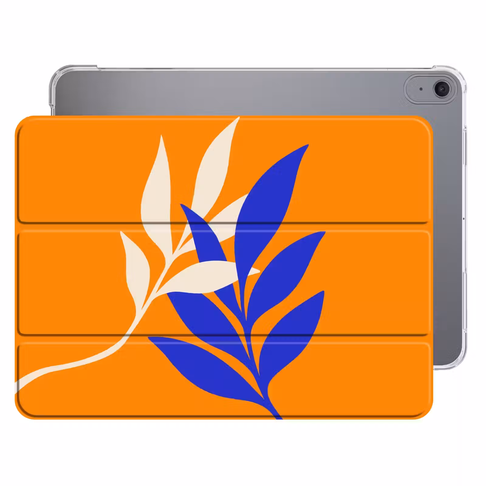 iPad hoes - Takken - Bladeren - Minimalistisch - Blauw — 1