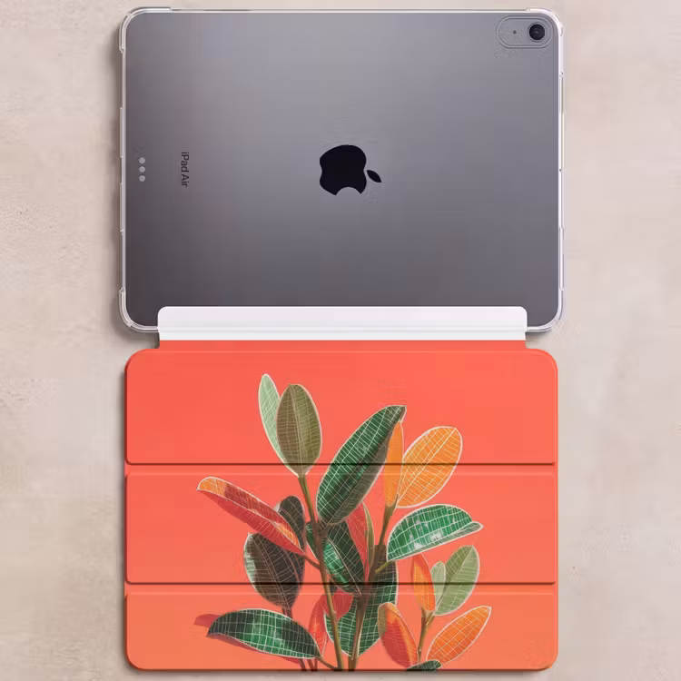 iPad hoes - Bladeren - Nerven - Oranje - Structuur — 6