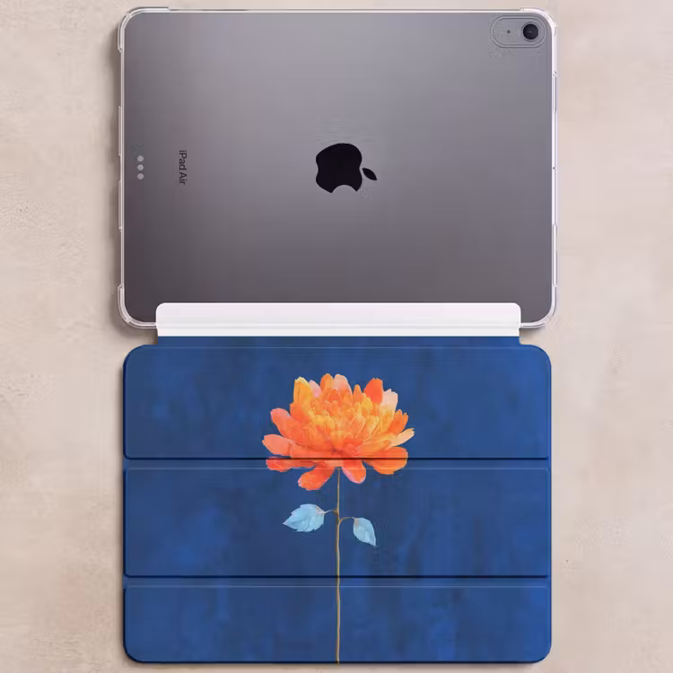 iPad hoes - Bloem - Oranje - Bladeren — 6