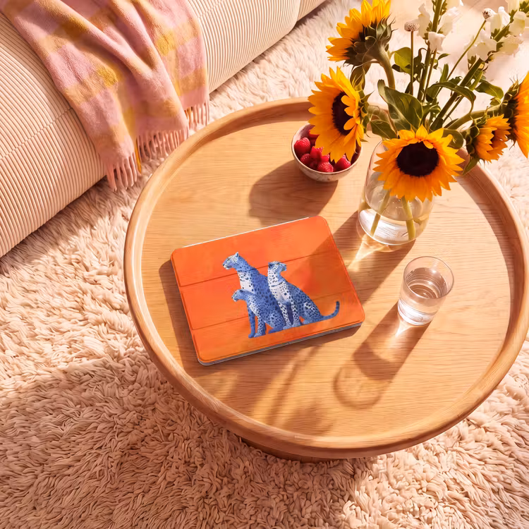 iPad hoes - Luipaarden - Stippen - Oranje — 2
