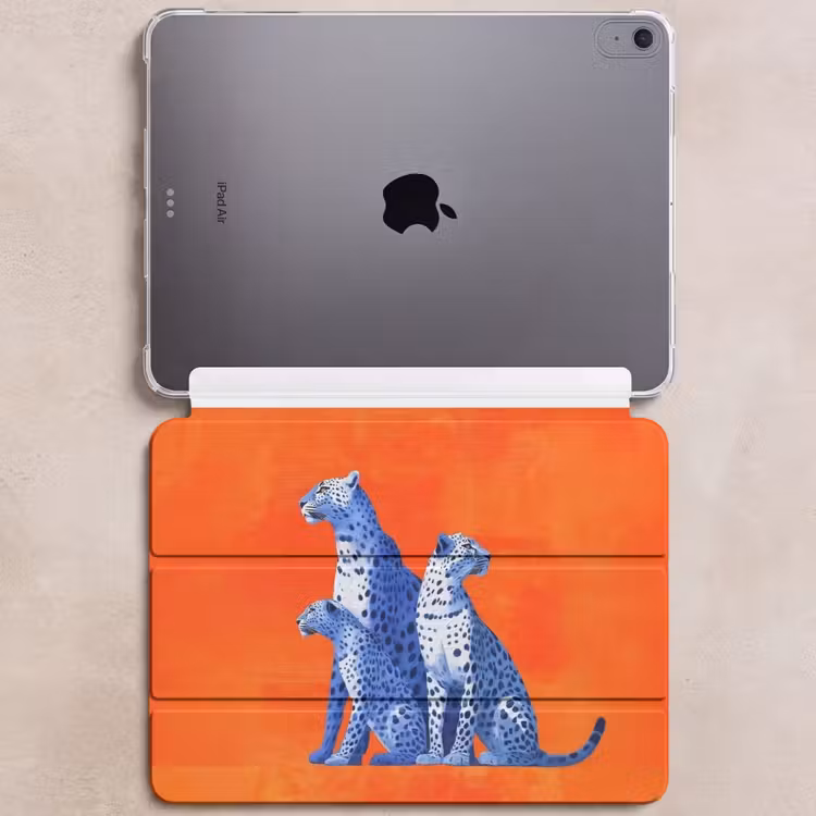 iPad hoes - Luipaarden - Stippen - Oranje — 6
