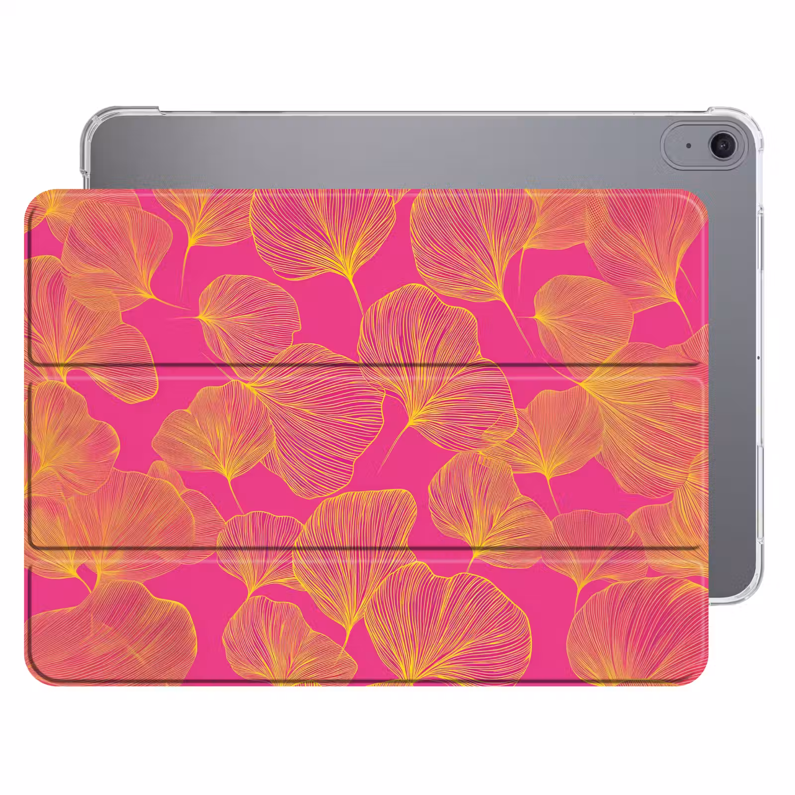 iPad hoes - Bladeren - Nerven - Grafisch - Roze — 1
