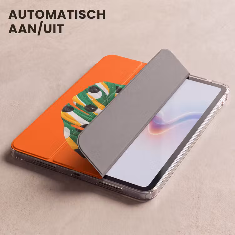 iPad hoes - Blad - Oranje - Stippen - Kleurrijk — 5