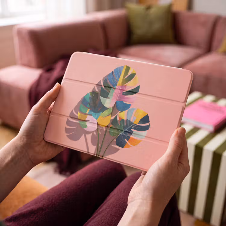 iPad hoes - Bladeren - Geschilderd - Vlakken - Kleurrijk — 4