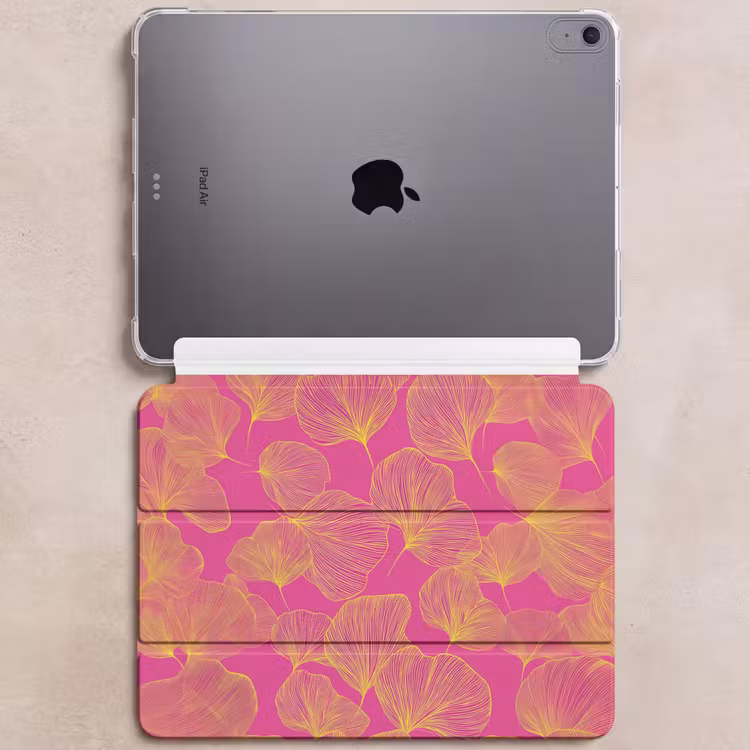 iPad hoes - Bladeren - Nerven - Grafisch - Roze — 6