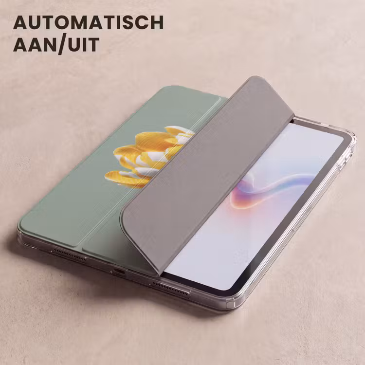 iPad hoes - Bloemen - Geel - Bladeren - Structuur — 5