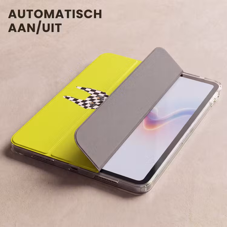 iPad hoes - Dobermann - Geblokt - Geel — 5