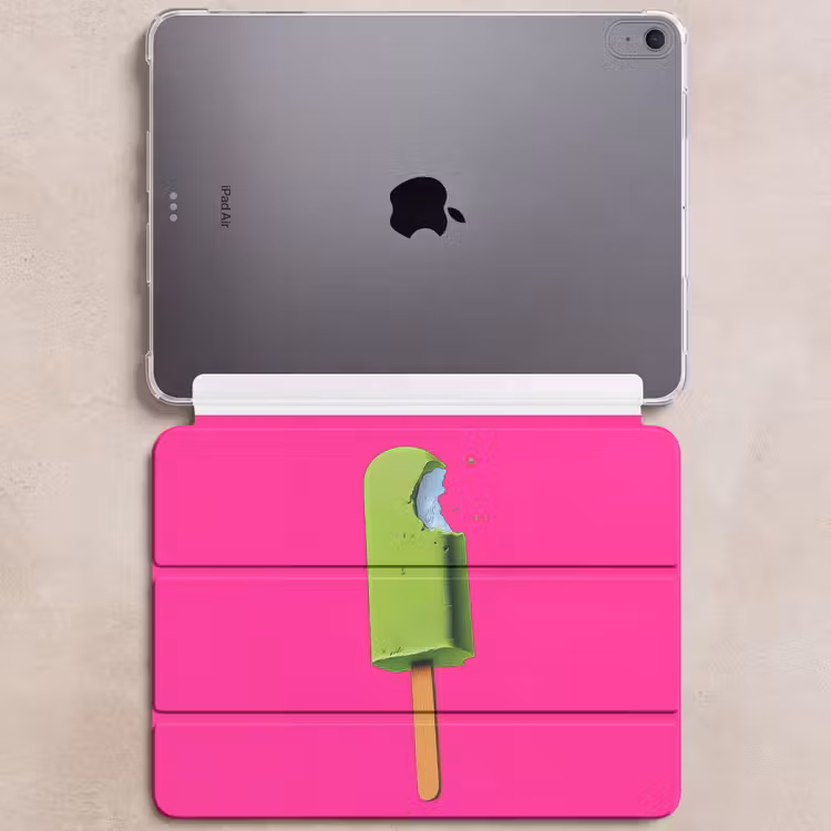 iPad hoes - Ijsje - Stokje - Minimalistisch - Groen — 6
