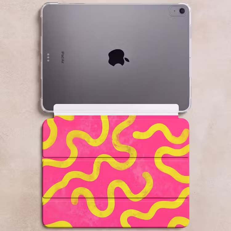 iPad hoes - Lijn - Geel - Abstract — 6