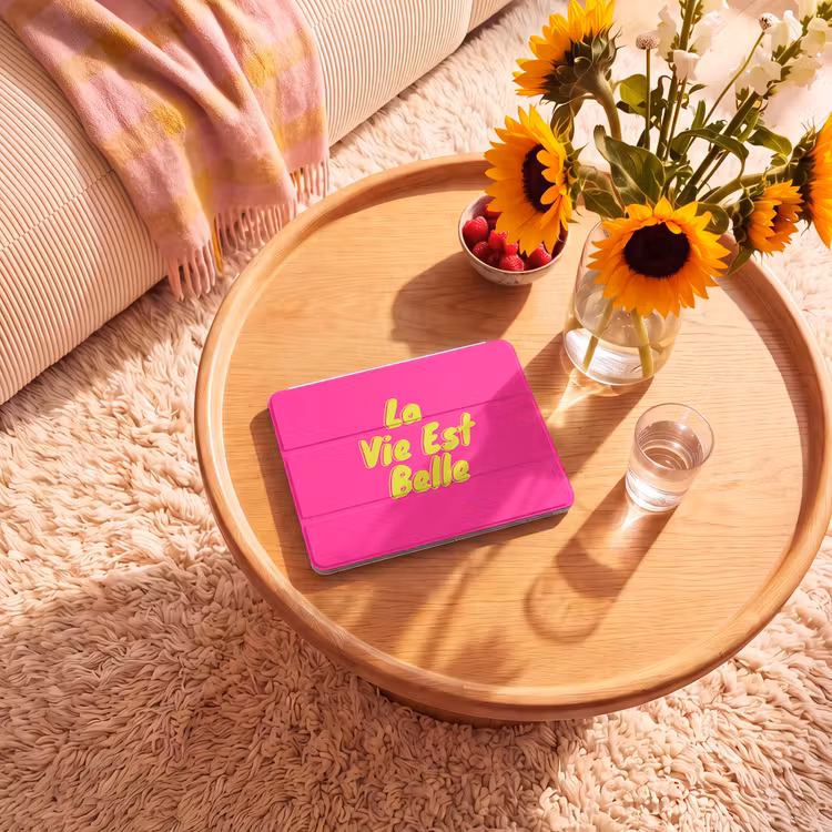 iPad hoes - Quote - Retro - Roze — 2