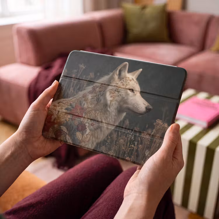 iPad hoes - Wolf - Bloemen - Natuur — 4