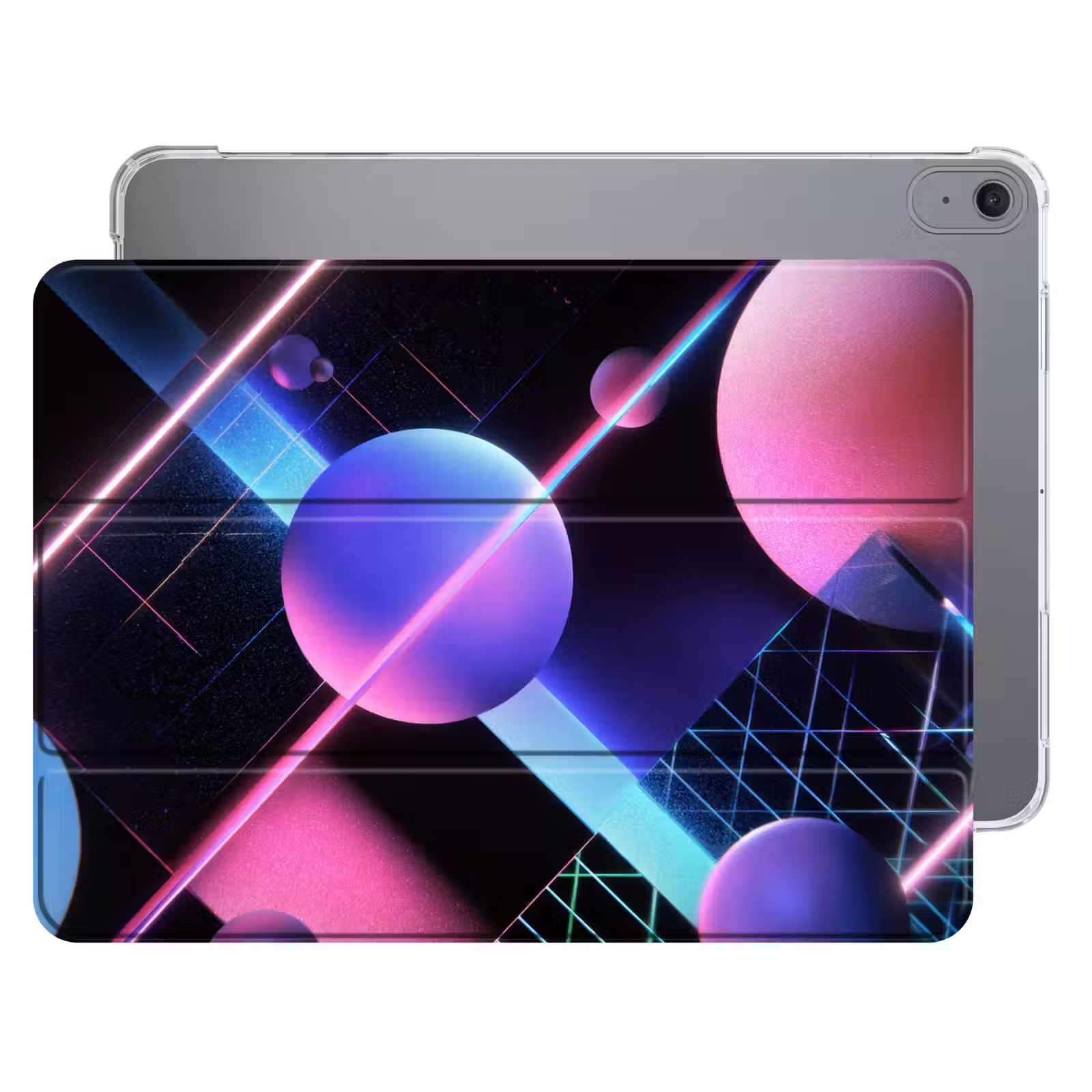 iPad hoes - Bollen - Neon - Lijnen - Roze — 1