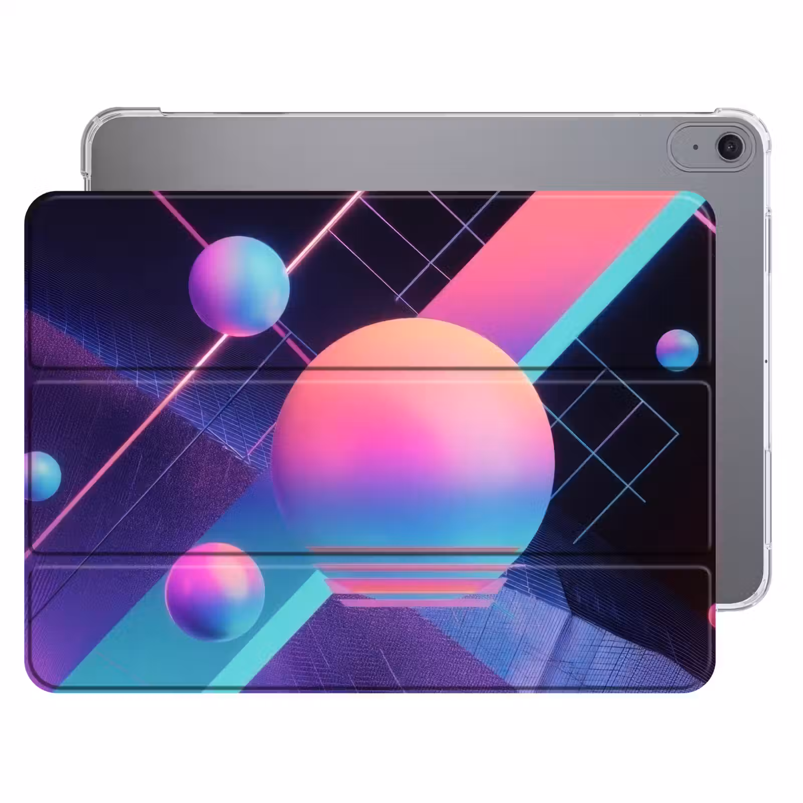 iPad hoes - Cirkels - Vlakken - Abstract - Blauw — 1