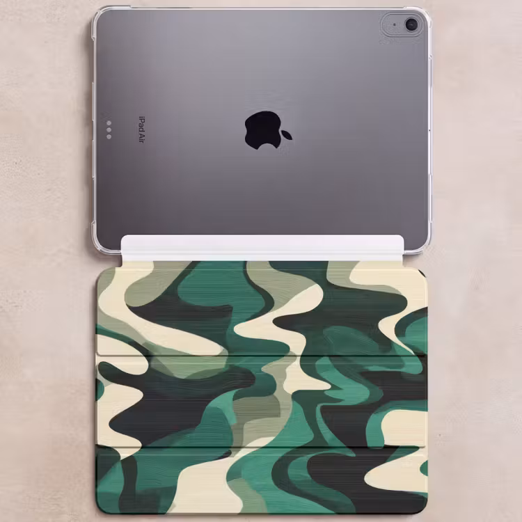 iPad hoes - Abstract - Camouflage - Groen — 6