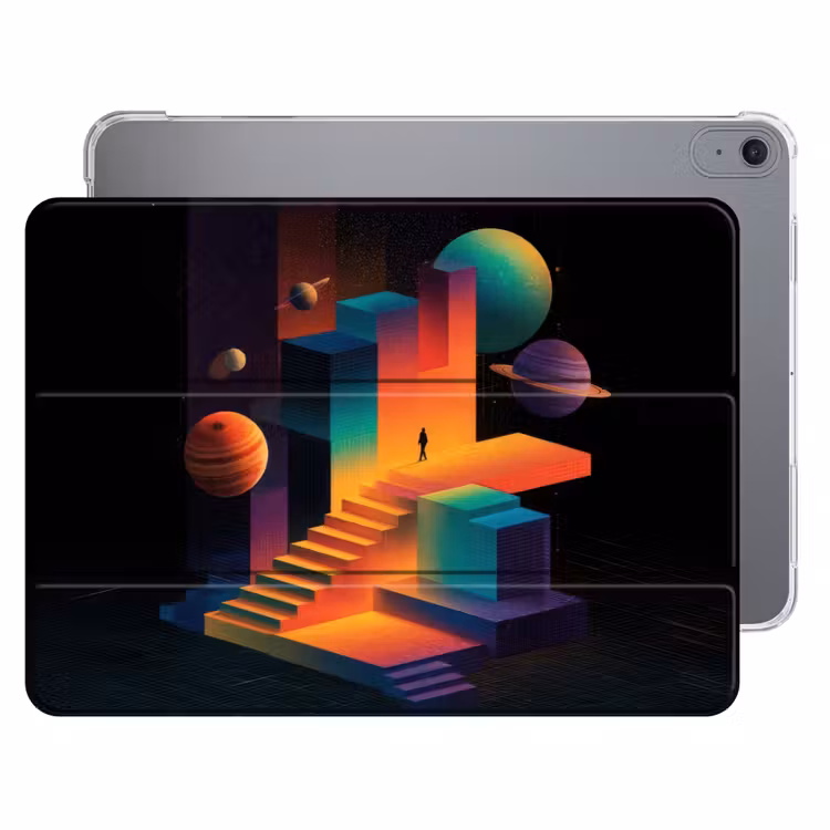 iPad hoes - Abstract - Trappen - Mens - Planeten — 1