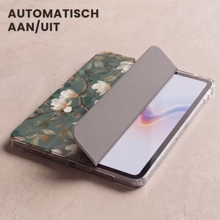 iPad hoes - Bloemen - Takken - Wit - Klassiek — 5