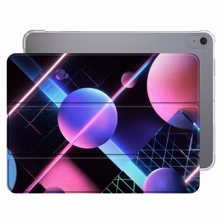 iPad hoes - Bollen - Neon - Lijnen - Roze — 1