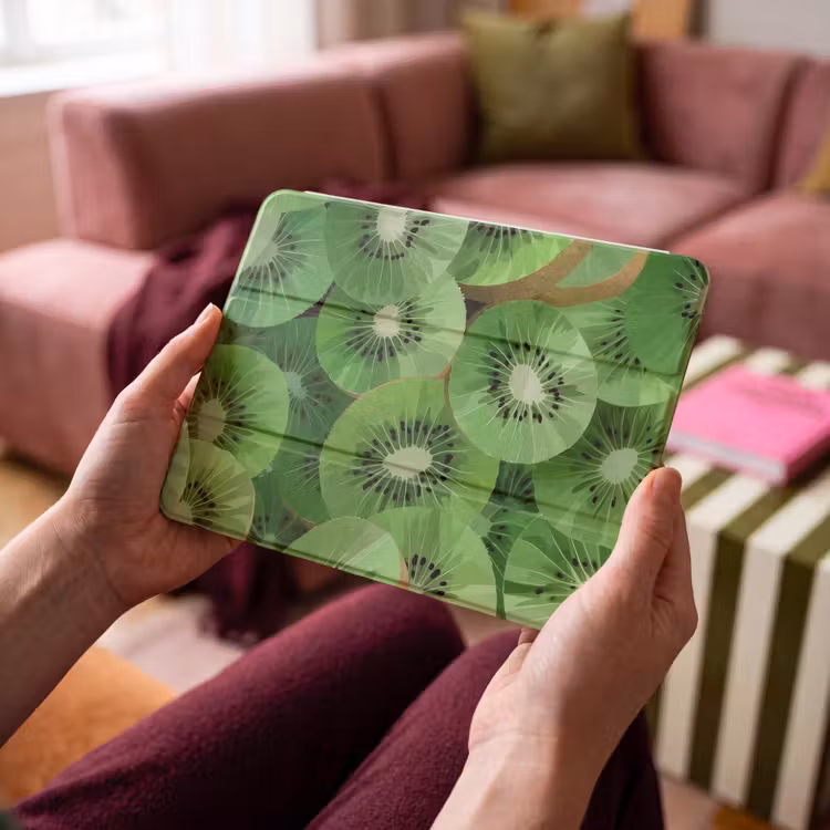 iPad hoes - Kiwi - Groen - Pitten — 4