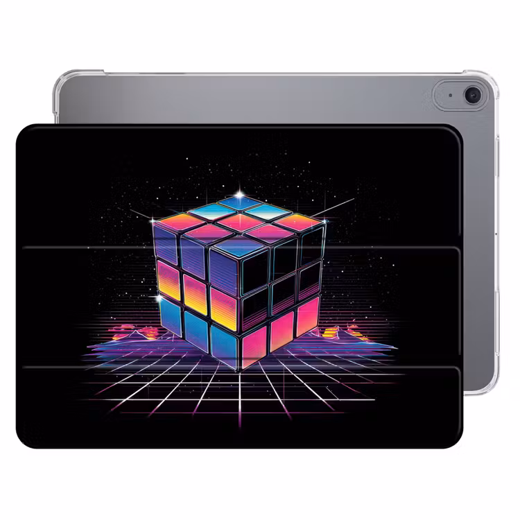iPad hoes - Kubus - Kleurrijk - Raster — 1