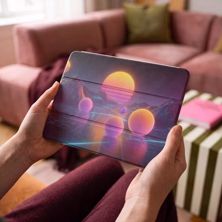 iPad hoes - Landschap - Bergen - Bollen - Licht — 4