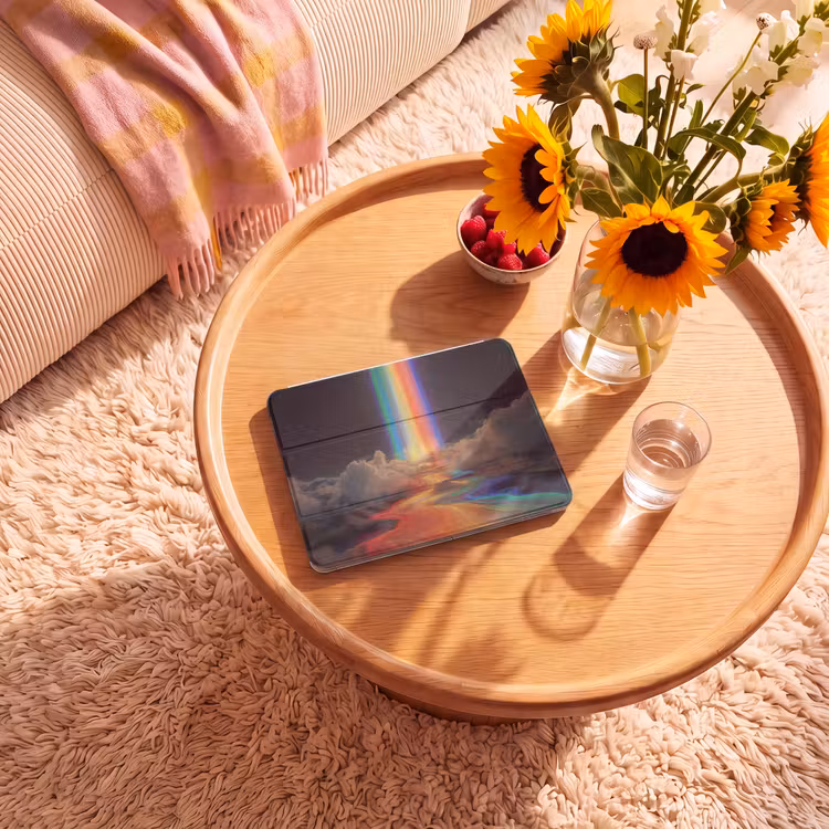 iPad hoes - Regenboog - Verticaal - Sterrenhemel - Wolken — 2