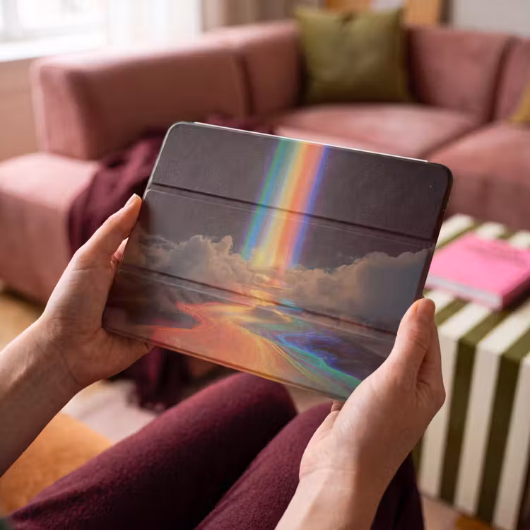 iPad hoes - Regenboog - Verticaal - Sterrenhemel - Wolken — 4