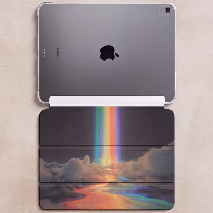 iPad hoes - Regenboog - Verticaal - Sterrenhemel - Wolken — 6
