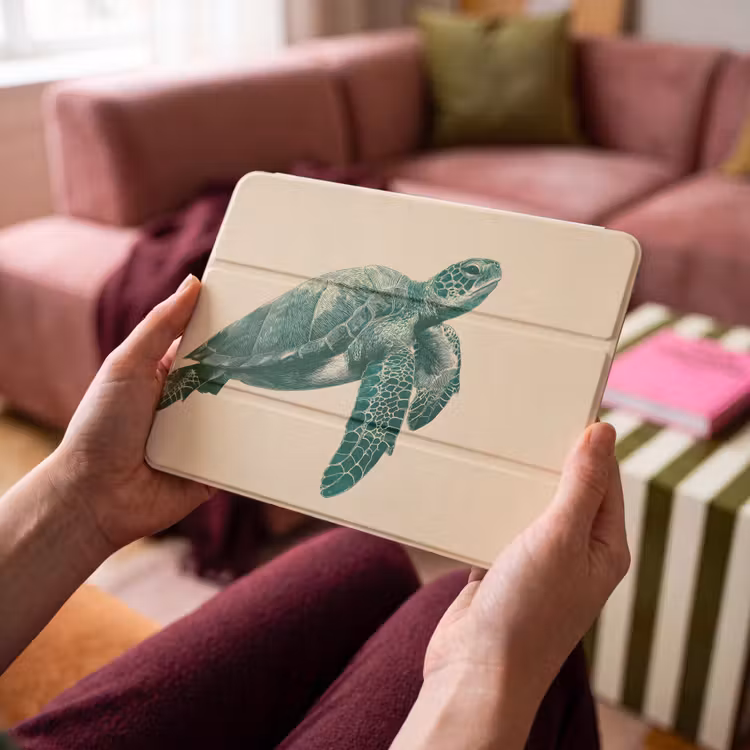 iPad hoes - Schildpad - Sierlijk - Groen - Schild — 4