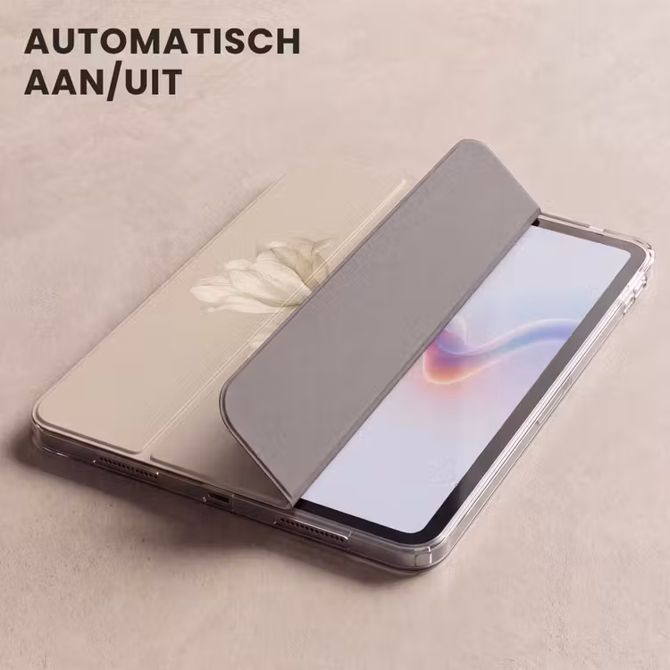 iPad hoes - Tulpen - Wit - Bladeren — 5
