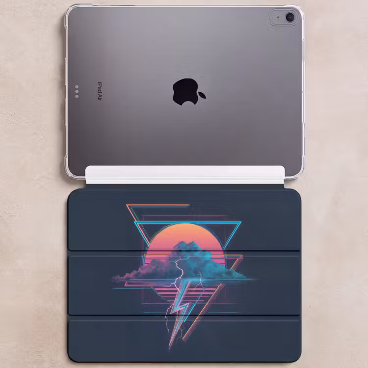 iPad hoes - Wolk - Bliksemschicht - Driehoeken - Lijnen — 6