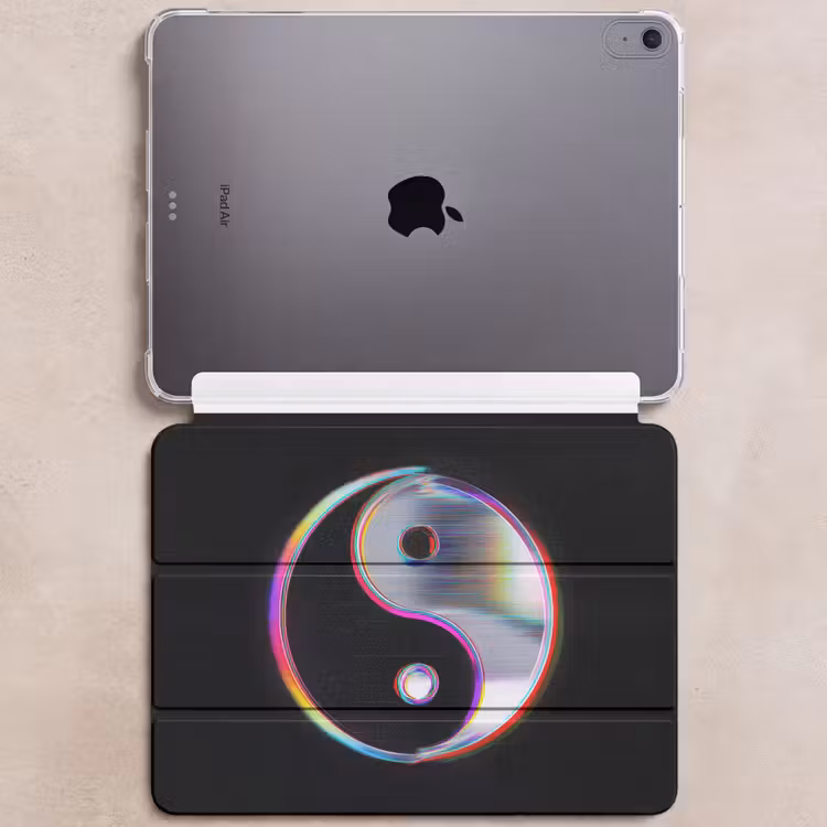 iPad hoes - Yin-Yang - Cirkel - Regenboog — 6