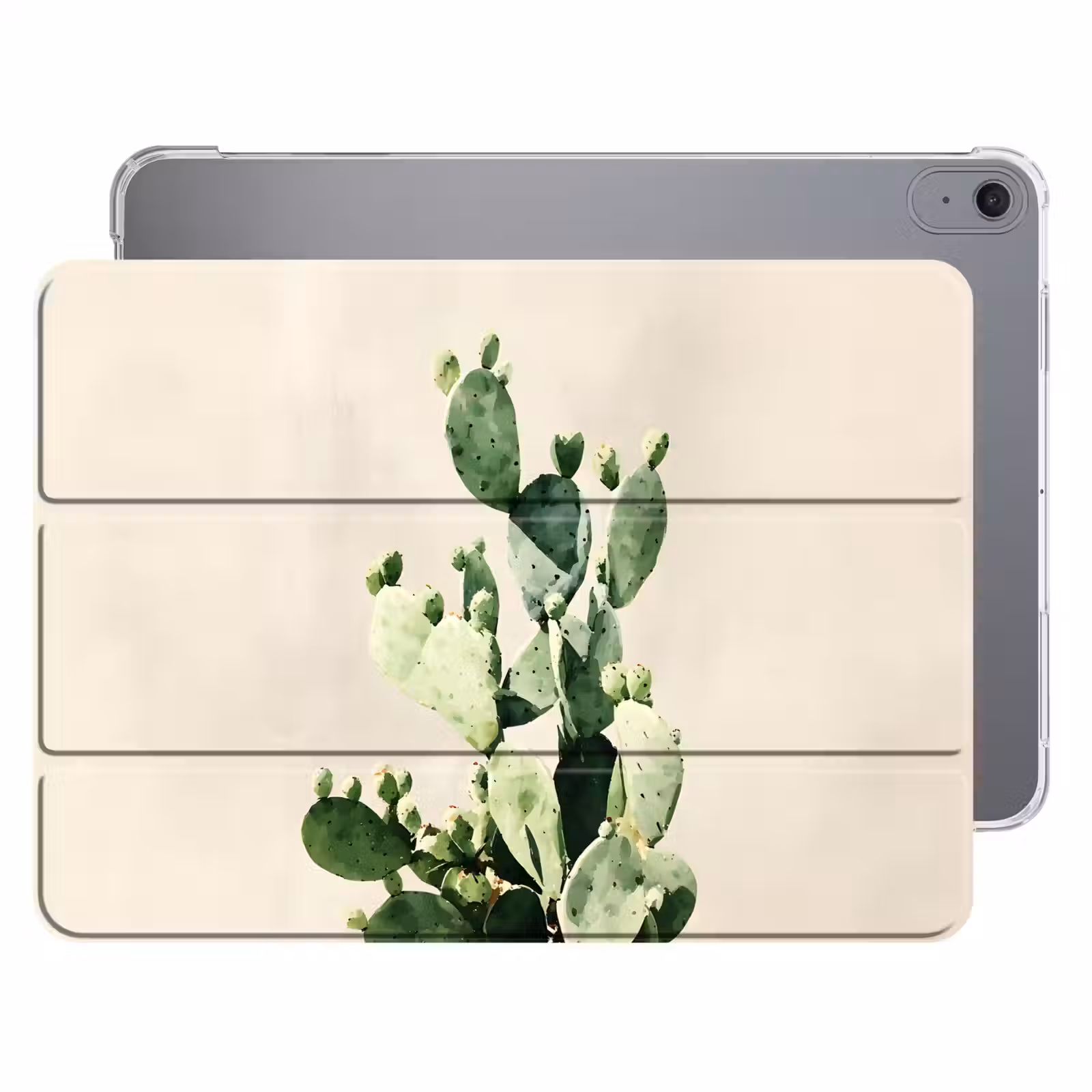 iPad hoes - Cactus - Groen - Minimalistisch — 1