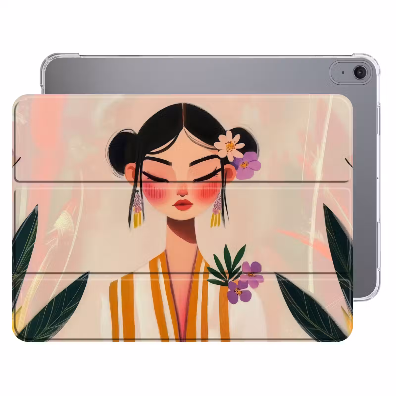 iPad hoes - Vrouw - Bloemen - Pastel — 1