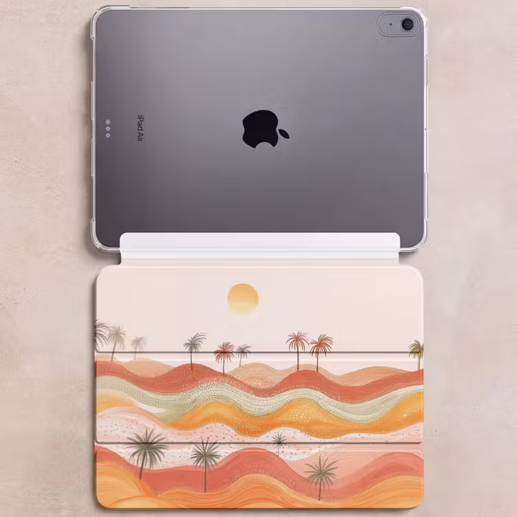 iPad hoes - Abstract landschap - Palmbomen - Kleurrijk — 6