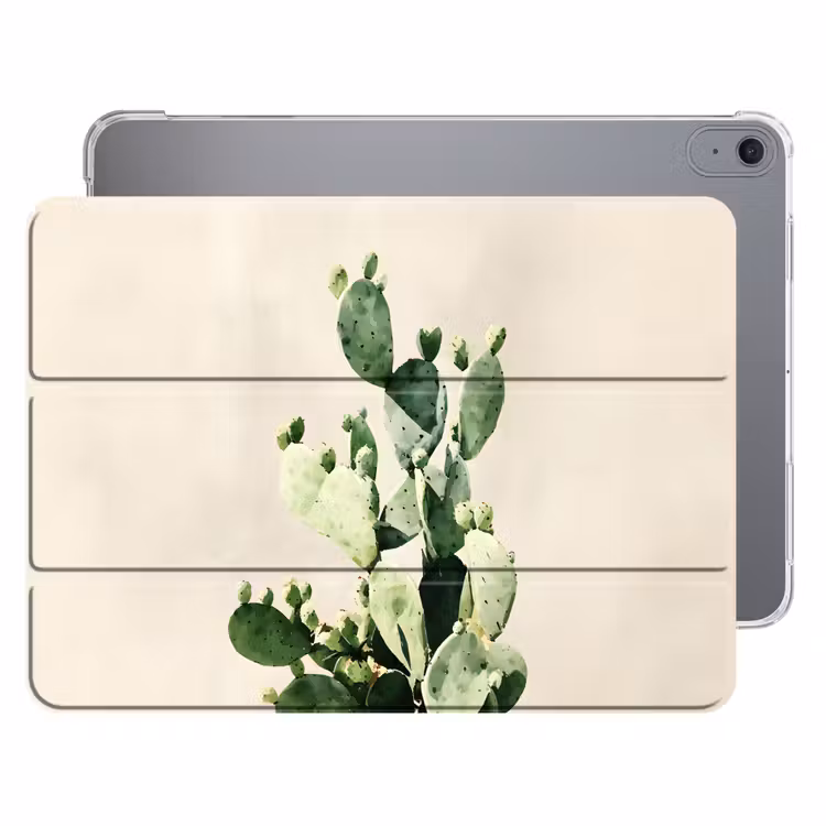 iPad hoes - Cactus - Groen - Minimalistisch — 1