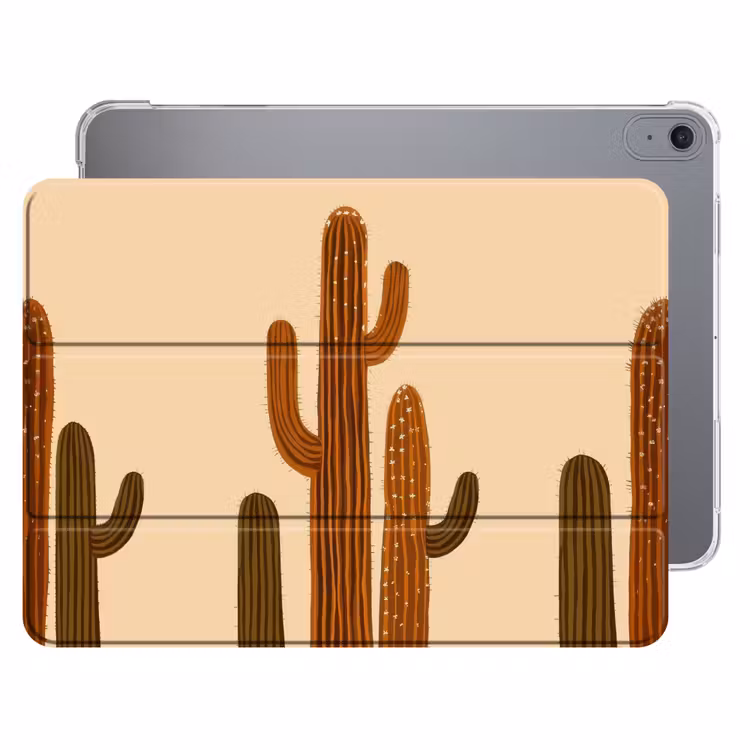 iPad hoes - Cactus - Woestijn - Zand - Bruin — 1