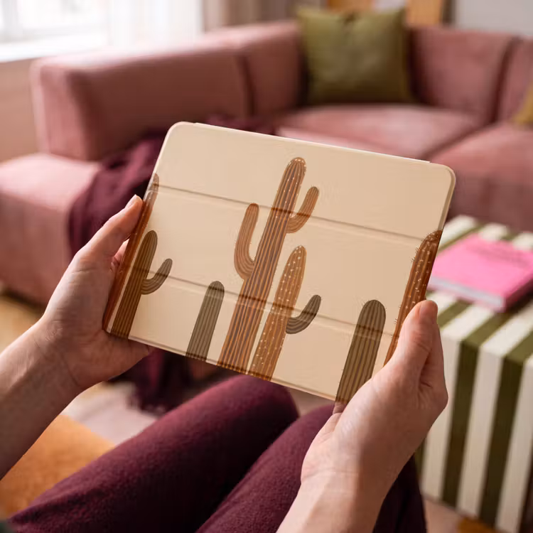 iPad hoes - Cactus - Woestijn - Zand - Bruin — 4