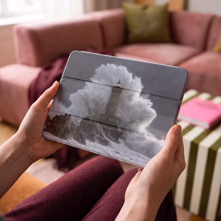 iPad hoes - Golf - Vuurtoren - Schuimend water — 4