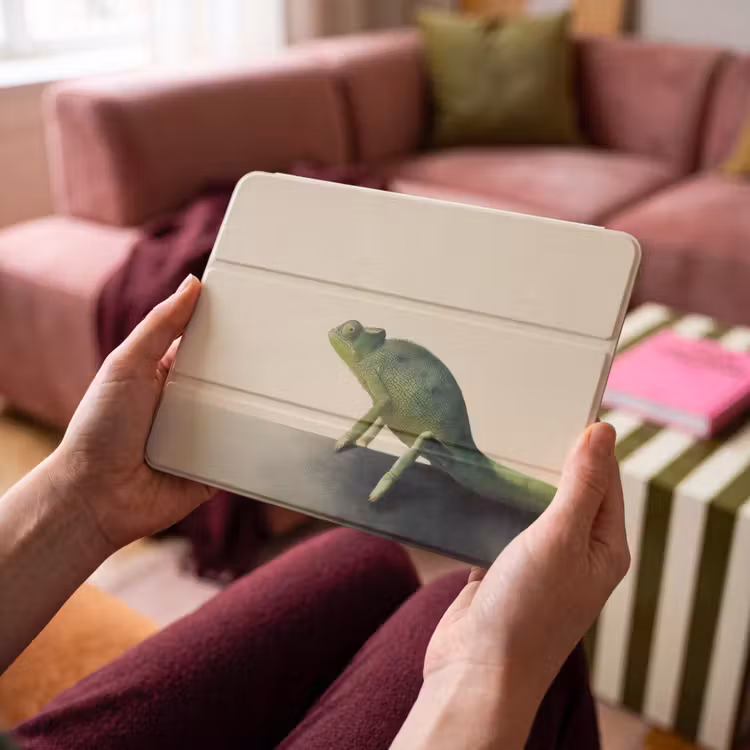 iPad hoes - Kameleon - Groen - Minimalistisch — 4