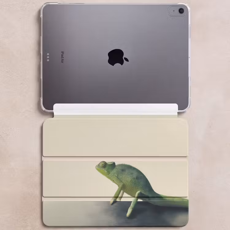 iPad hoes - Kameleon - Groen - Minimalistisch — 6
