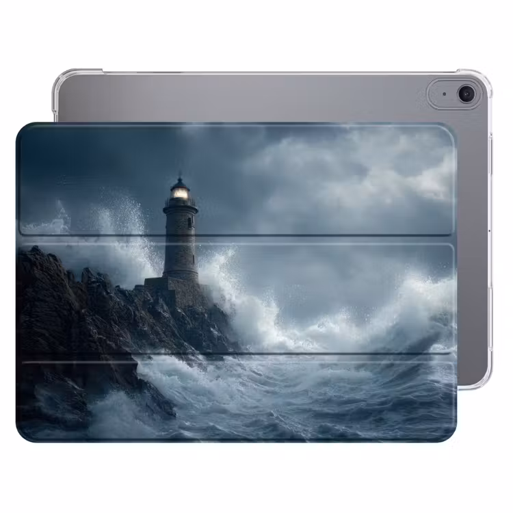 iPad hoes - Rotsen - Vuurtoren - Golven - Klliffen — 1