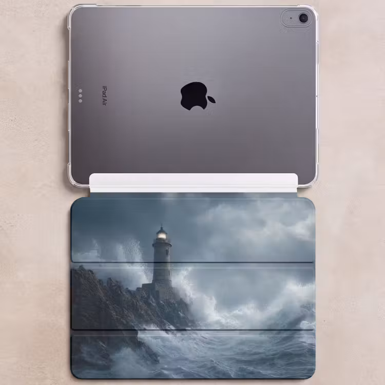 iPad hoes - Rotsen - Vuurtoren - Golven - Klliffen — 6