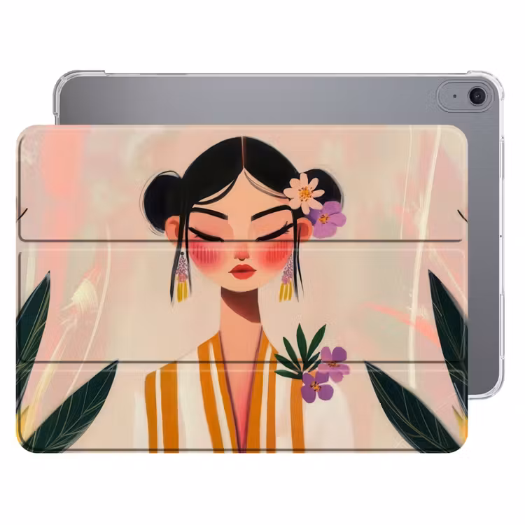 iPad hoes - Vrouw - Bloemen - Pastel — 1