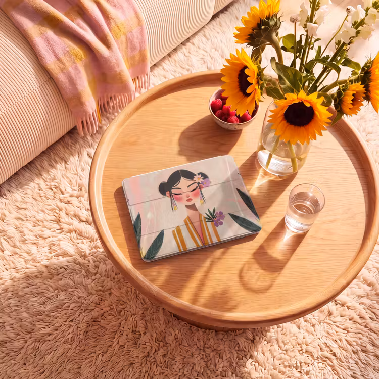 iPad hoes - Vrouw - Bloemen - Pastel — 2