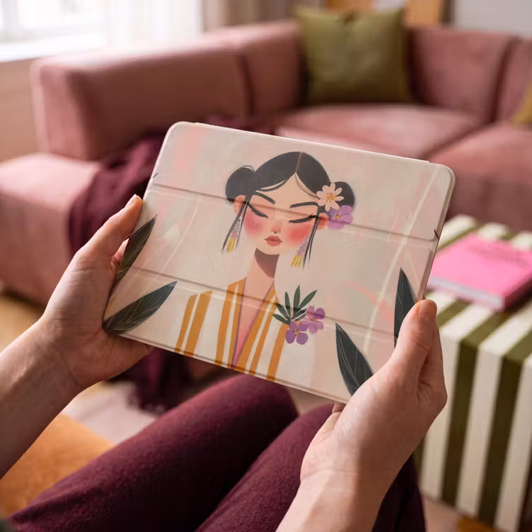 iPad hoes - Vrouw - Bloemen - Pastel — 4